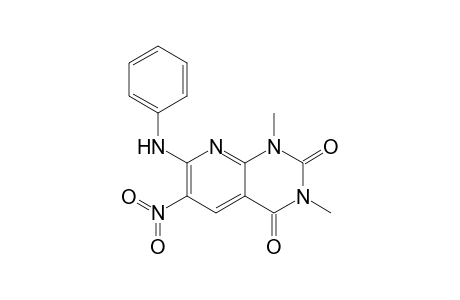 1,3-Dimethyl-7-phenylamino-6-nitro-2,4-dioxo-1,2,3,4-tetrahydropyrido[2,3-d]pyrimidine