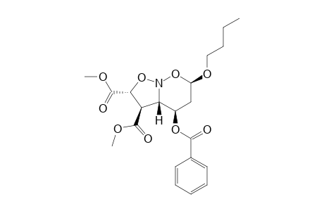 REL-(2-R,3-R,3A-S,4-R,6-R)-4-BENZOYLOXY-6-BUTYLOXY-HEXAHYDROISOXAZOLO-[2,3-B]-[1,2]-OXAZINE-2,3-DICARBOXYLIC-ACID-DIMETHYLESTER