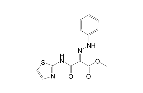 Methyl 2-[2'-(phenylhydrazono)-2'-(thiazol-2"-yl)carbamoyl]-acetate