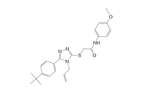 2-{[4-allyl-5-(4-tert-butylphenyl)-4H-1,2,4-triazol-3-yl]sulfanyl}-N-(4-methoxyphenyl)acetamide