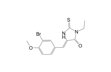 (5Z)-5-(3-bromo-4-methoxybenzylidene)-3-ethyl-2-thioxo-4-imidazolidinone