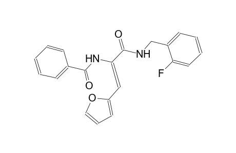 N-[(Z)-1-{[(2-fluorobenzyl)amino]carbonyl}-2-(2-furyl)ethenyl]benzamide