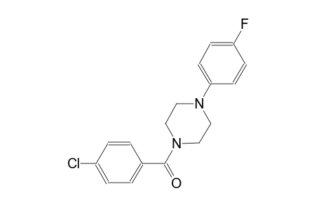 1-(4-chlorobenzoyl)-4-(4-fluorophenyl)piperazine