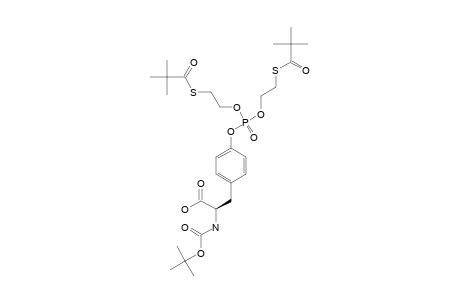 N-ALPHA-(TERT.-BUTOXYCARBONYL)-O-[BIS-(S-PIVALOYL-2-THIOETHYL)]-L-PHOSPHOTYROSINE