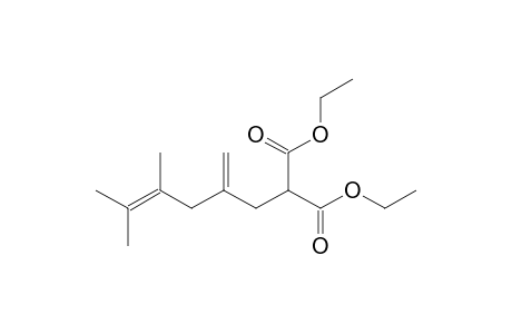 Diethyl 2-(4,5-dimethyl-2-methylene-4-hexenyl)malonate