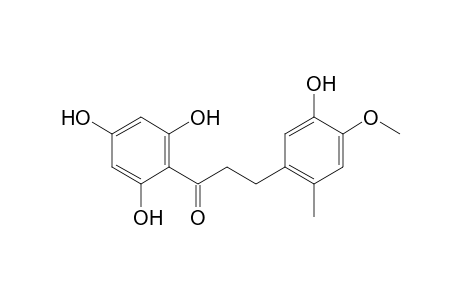3-(5-hydroxy-4-methoxy-2-methylphenyl)-1-(2,4,6-trihydroxyphenyl)-1-propanone