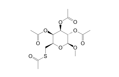 METHYL-2,3,4-TRI-O-ACETYL-6-THIOLACETYL-BETA-D-GALACTOPYRANOSIDE