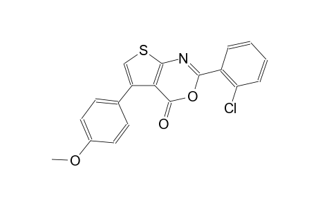 2-(2-chlorophenyl)-5-(4-methoxyphenyl)-4H-thieno[2,3-d][1,3]oxazin-4-one