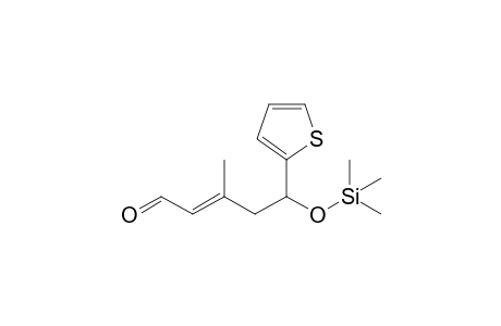 (E)-5-(2'-Thienyl)-3-methyl-5-[(trimethylsilyl)oxy]pent-2-enal
