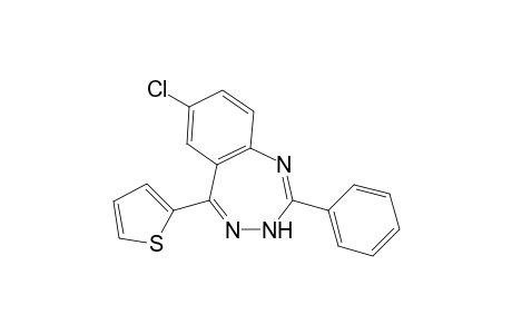 7-Chloro-2-phenyl-5-thiophen-2-yl-3H-benzo[e][1,2,4]triazepine