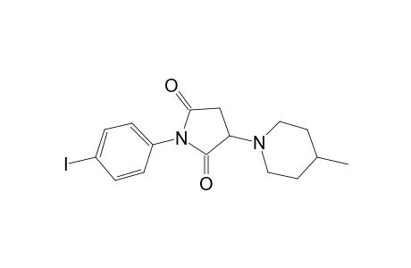 1-(4-Iodophenyl)-3-(4-methyl-1-piperidinyl)-2,5-pyrrolidinedione