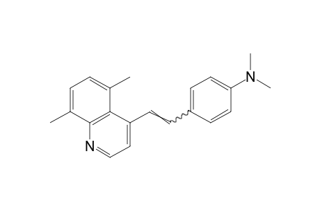 5,8-dimethyl-4-(p-dimethylaminostyryl)quinoline