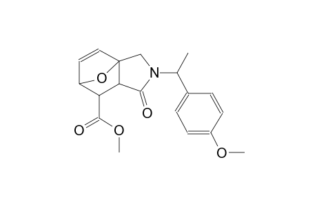 methyl 3-[1-(4-methoxyphenyl)ethyl]-4-oxo-10-oxa-3-azatricyclo[5.2.1.0~1,5~]dec-8-ene-6-carboxylate