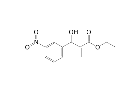 2-[hydroxy-(3-nitrophenyl)methyl]-2-propenoic acid ethyl ester