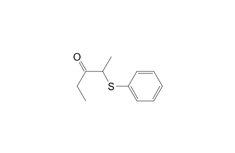 3-Pentanone, 2-(phenylthio)-