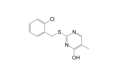 4-Pyrimidinol, 2-[[(2-chlorophenyl)methyl]thio]-5-methyl-