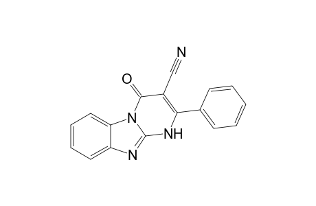 4-Oxo-2-phenyl-4,10-dihydropyrimido[1,2-a][1,3]benzimidazol-3-yl cyanide