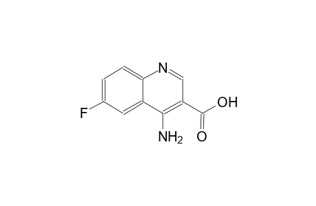 3-quinolinecarboxylic acid, 4-amino-6-fluoro-