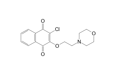 2-Chloro-3-[2'-(morpholin-4''-yl)ethoxy]-1,4-naphthoquinone