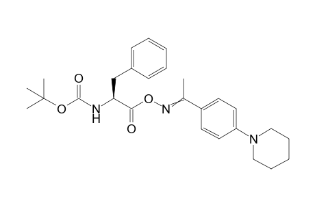 [1-[4-(1-piperidyl)phenyl]ethylideneamino] (2S)-2-(tert-butoxycarbonylamino)-3-phenyl-propanoate
