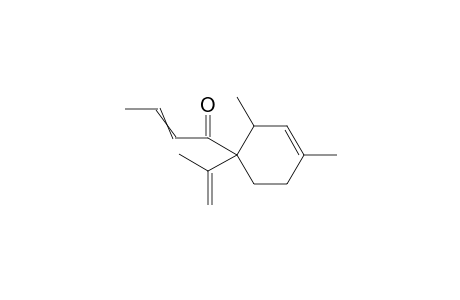 1-(2,4-Dimethyl-1-(prop-1-en-2-yl)cyclohex-3-enyl)but-2-en-1-one