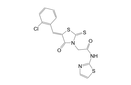 3-thiazolidineacetamide, 5-[(2-chlorophenyl)methylene]-4-oxo-N-(2-thiazolyl)-2-thioxo-, (5Z)-