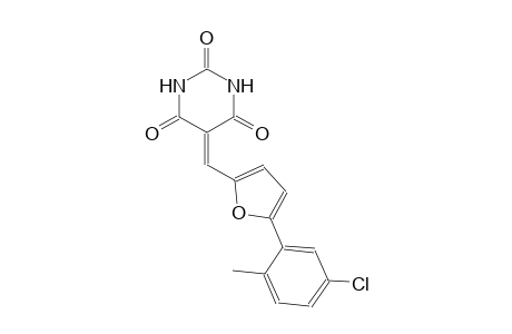 5-{[5-(5-chloro-2-methylphenyl)-2-furyl]methylene}-2,4,6(1H,3H,5H)-pyrimidinetrione