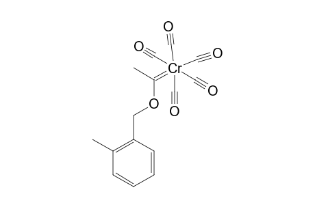 PENTACARBONYL-[(METHYL)-(ORTHO-METHYLBENZYLOXY)-CARBENE]-CHROMIUM-(0)