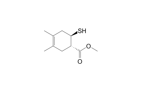 (4S,5R)-1,2-Dimethylcyclohexen-5-thiol-4-carboxylic acid methyl esrter