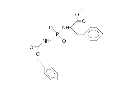 N-([Benzyloxycarbonylamino-methyl]-methoxy-phosphinyl)-L-phenyl-alanine methyl ester