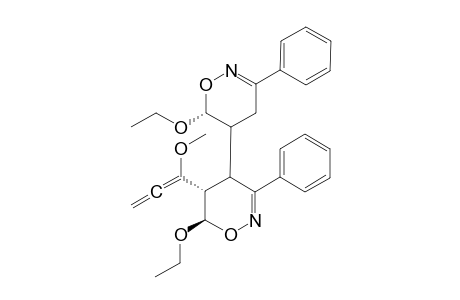 6,6'-Diethoxy-5-(1-methoxy-1,2-propadienyl)-3,3'-diphenyl-5,5',6,6'-tetrahydro-4H,4'H-bi-1,2-oxazine
