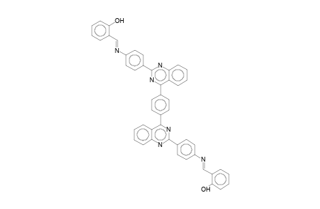 4,4'-(1,4-Phenylene)bis{2-[4-(salicylideneamino)phenyl]quinazoline}