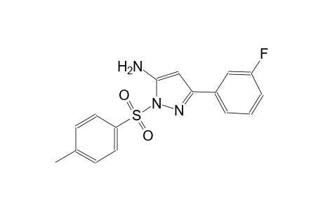 1H-pyrazol-5-amine, 3-(3-fluorophenyl)-1-[(4-methylphenyl)sulfonyl]-