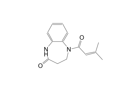 5-(3-methyl-2-butenoyl)-1,3,4,5-tetrahydro-2H-1,5-benzodiazepin-2-one
