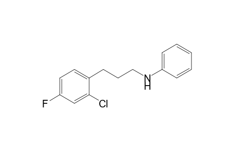 N-(3-(2-Chloro-4-fluorophenyl)propyl)aniline