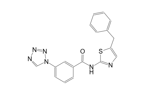 benzamide, N-[5-(phenylmethyl)-2-thiazolyl]-3-(1H-tetrazol-1-yl)-