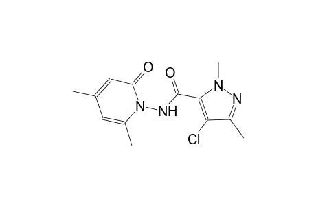 4-chloro-N-(2,4-dimethyl-6-oxo-1(6H)-pyridinyl)-1,3-dimethyl-1H-pyrazole-5-carboxamide