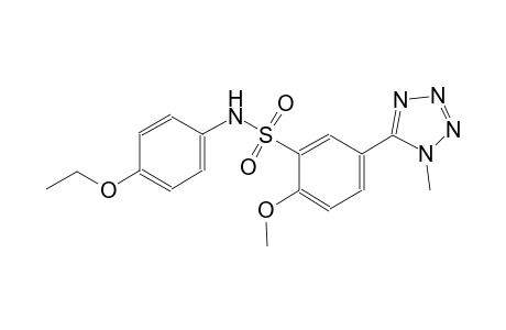 benzenesulfonamide, N-(4-ethoxyphenyl)-2-methoxy-5-(1-methyl-1H-tetrazol-5-yl)-