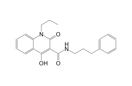 4-hydroxy-2-oxo-N-(3-phenylpropyl)-1-propyl-1,2-dihydro-3-quinolinecarboxamide