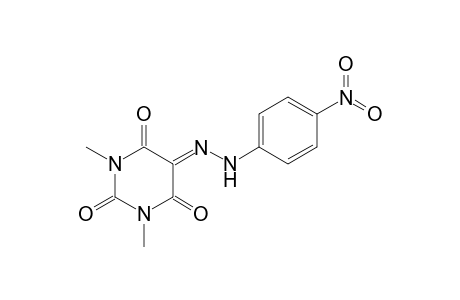 2,4,5,6(1H,3H)-Pyrimidinetetrone, 1,3-dimethyl-, 5-[(4-nitrophenyl)hydrazone]