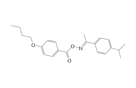 (1E)-1-(4-isopropylphenyl)ethanone O-(4-butoxybenzoyl)oxime