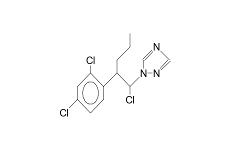 1H-1,2,4-Triazole, 1-[1-chloro-2-(2,4-dichlorophenyl)pentyl]-