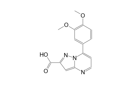 pyrazolo[1,5-a]pyrimidine-2-carboxylic acid, 7-(3,4-dimethoxyphenyl)-