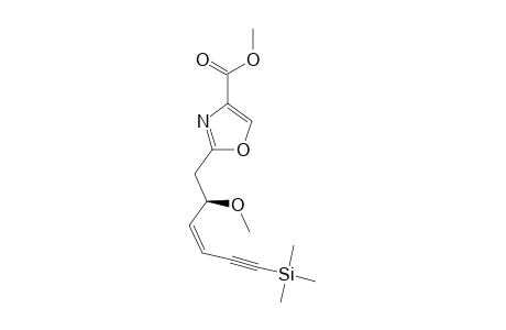 (2'-R)-2-(2'-METHOXY-6'-TRIMETHYLSILANYL-HEX-3'-ENE-5'YNYL)-OXAZOLE-4-CARBOXYLIC_ACID;ISOMER-Z