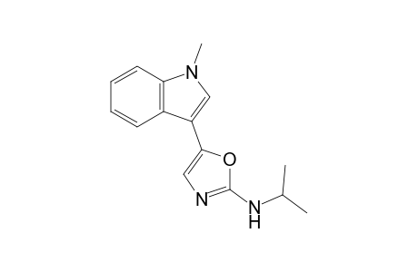 5-(1-Methyl-3-indolyl)-N-propan-2-yl-2-oxazolamine