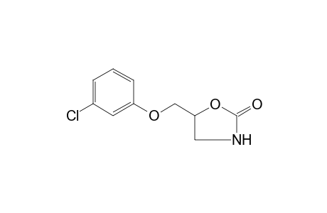 5-[(m-CHLOROPHENOXY)METHYL]-2-OXAZOLIDINONE