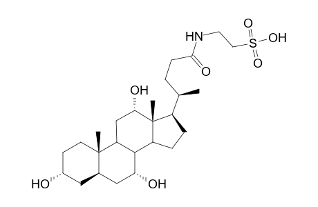 2-[[(4R)-1-oxo-4-[(3R,5R,7R,10S,12S,13R,17R)-3,7,12-trihydroxy-10,13-dimethyl-2,3,4,5,6,7,8,9,11,12,14,15,16,17-tetradecahydro-1H-cyclopenta[a]phenanthren-17-yl]pentyl]amino]ethanesulfonic acid