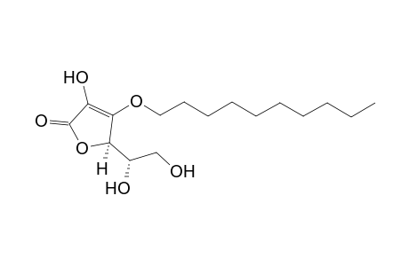 (2R)-2-[(1S)-1,2-bis(oxidanyl)ethyl]-3-decoxy-4-oxidanyl-2H-furan-5-one