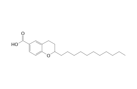 2-Undecyl-3,4-dihydro-2H-1-benzopyran-6-carboxylic acid