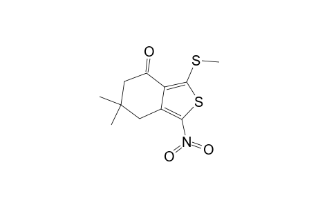 6,6-Dimethyl-3-(methylthio)-1-nitro-5,7-dihydro-2-benzothiophen-4-one
